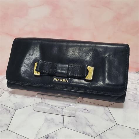 prada wallet with ribbon|prada wallet black woman.